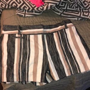 Women’s striped loft shorts